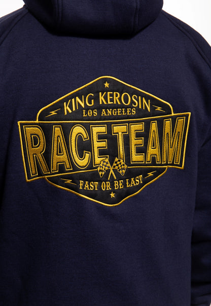 SWEATSHIRT JACKET WITH HOOD »RACE TEAM« 