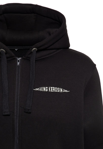 CHAQUETA SUDADERA CON CAPUCHA Y CREMALLERA »FAST &amp; LOUD« 